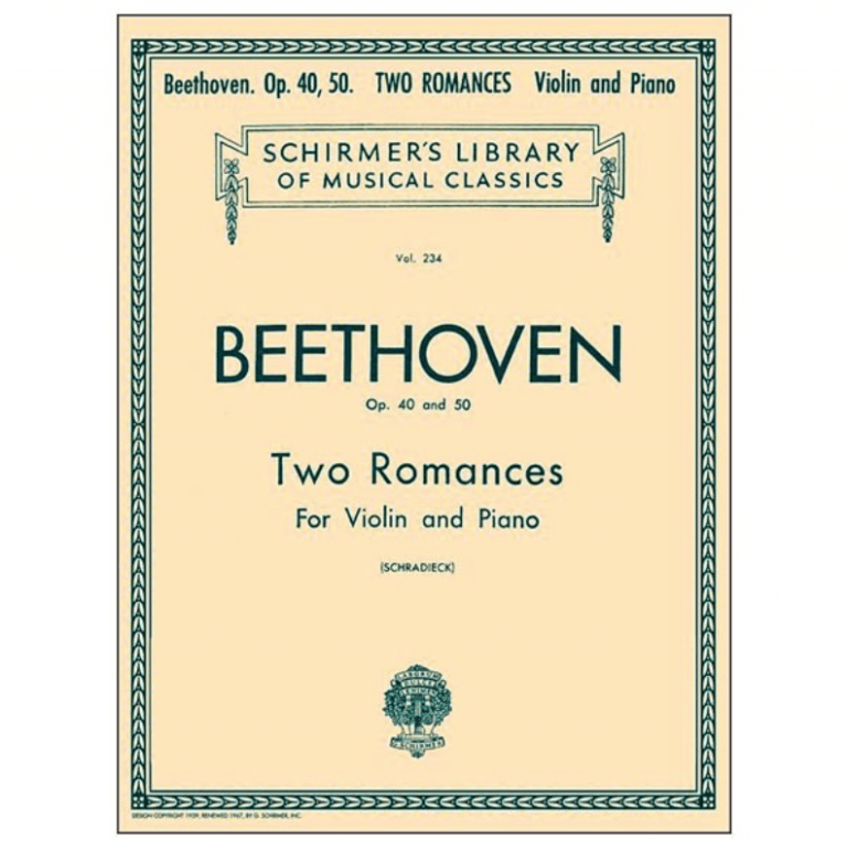 Beethoven Two Romances Potter Violins