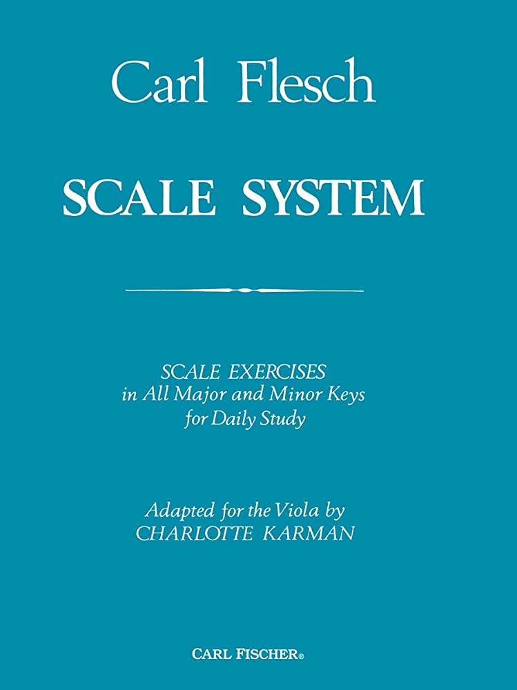 Carl Flesch Scale System for Viola Music Theory Scales and Arpeggios
