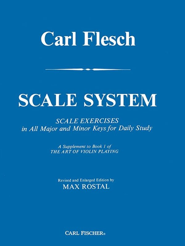 Carl Flesch Scale System for Violin Music Theory Scales and Arpeggios