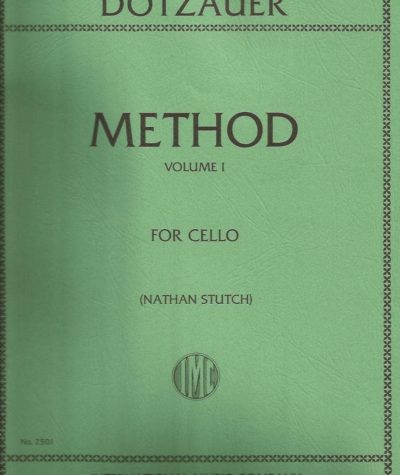 Dotzauer, J Friedrich Method for Cello Volume 1 Cello solo edited by Nathan Stutch - International Edition