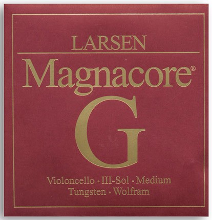 Larsen Magnacore Cello Strings C G D A 4/4 Set Tungsten Wolfram