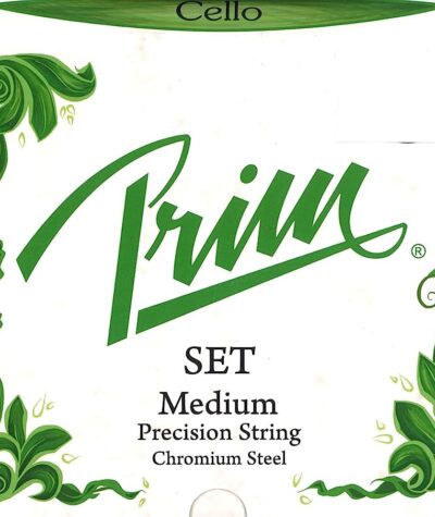 Prim cello strings are a quality steel core string with a chromesteel winding and offer a very quick response, low cost, and high durability. A bright, powerful sound and solid performance at a very reasonable price have made Prim cello strings popular with professional musicians as well as amateurs . Available in medium, heavy (orchestra) and light (soft) gauges. Made in Sweden. Cello strings C G D A E violin