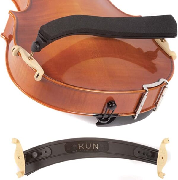 Kun Original Violin Viola Shoulder Rest for Students and Professionals Fits inside of case