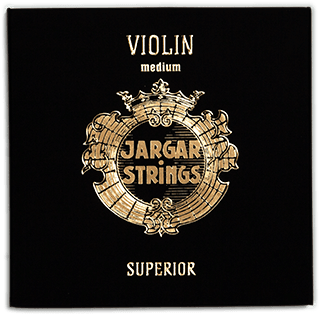 Jargar Superior Violin Strings G D A E Medium Aluminum Steel Silver