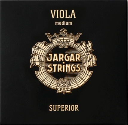 Jargar Superior Viola Strings C G D A Medium Chrome Tungsten Silver