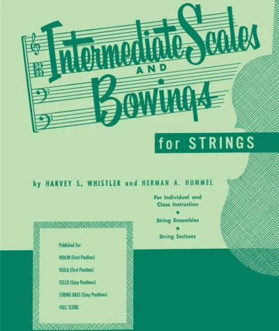 Intermediate Scales and Bowings for Viola Whistler Hummel Viola Scale method book for Beginner String Players First Position