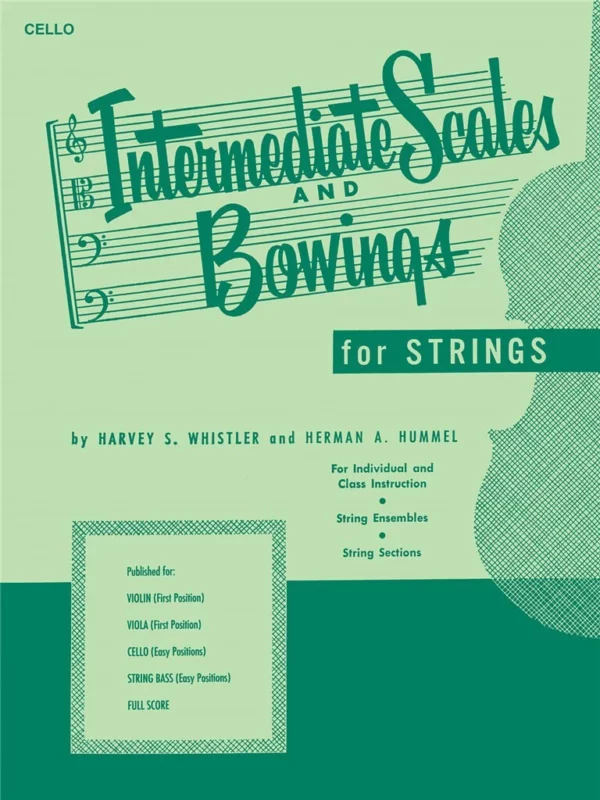 Intermediate Scales and Bowings for Viola Whistler Hummel Viola Scale method book for Beginner String Players