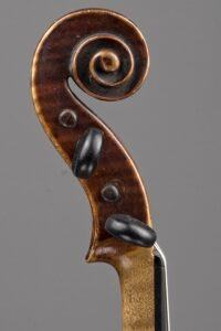 Gabriel Lembock Violin 1861 Scroll C5662