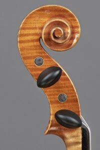 Leon Mougenot Violin 1925 Scroll LMO25