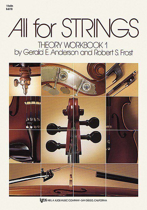 All For Strings Theory Workbook Gerald Anderson Violin Viola
