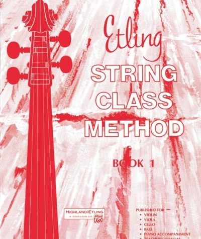 Etling String Class Method Viola Beginning Strings Technique Book Alfred Publishing