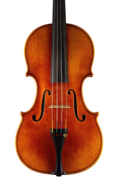 Violin labeled and by Nicolas Gilles, Villeneuvette 2023, copy of the 'Violon du Diable' Guarneri 'del Gesu' 1734 Top