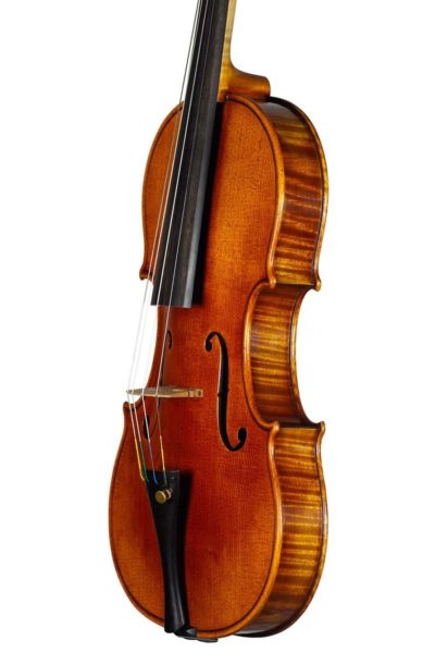 Violin labeled and by Nicolas Gilles, Villeneuvette 2023, copy of the 'Violon du Diable' Guarneri 'del Gesu' 1734 Top-Side