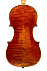 The back of a violin by Sebastien Vuillaume