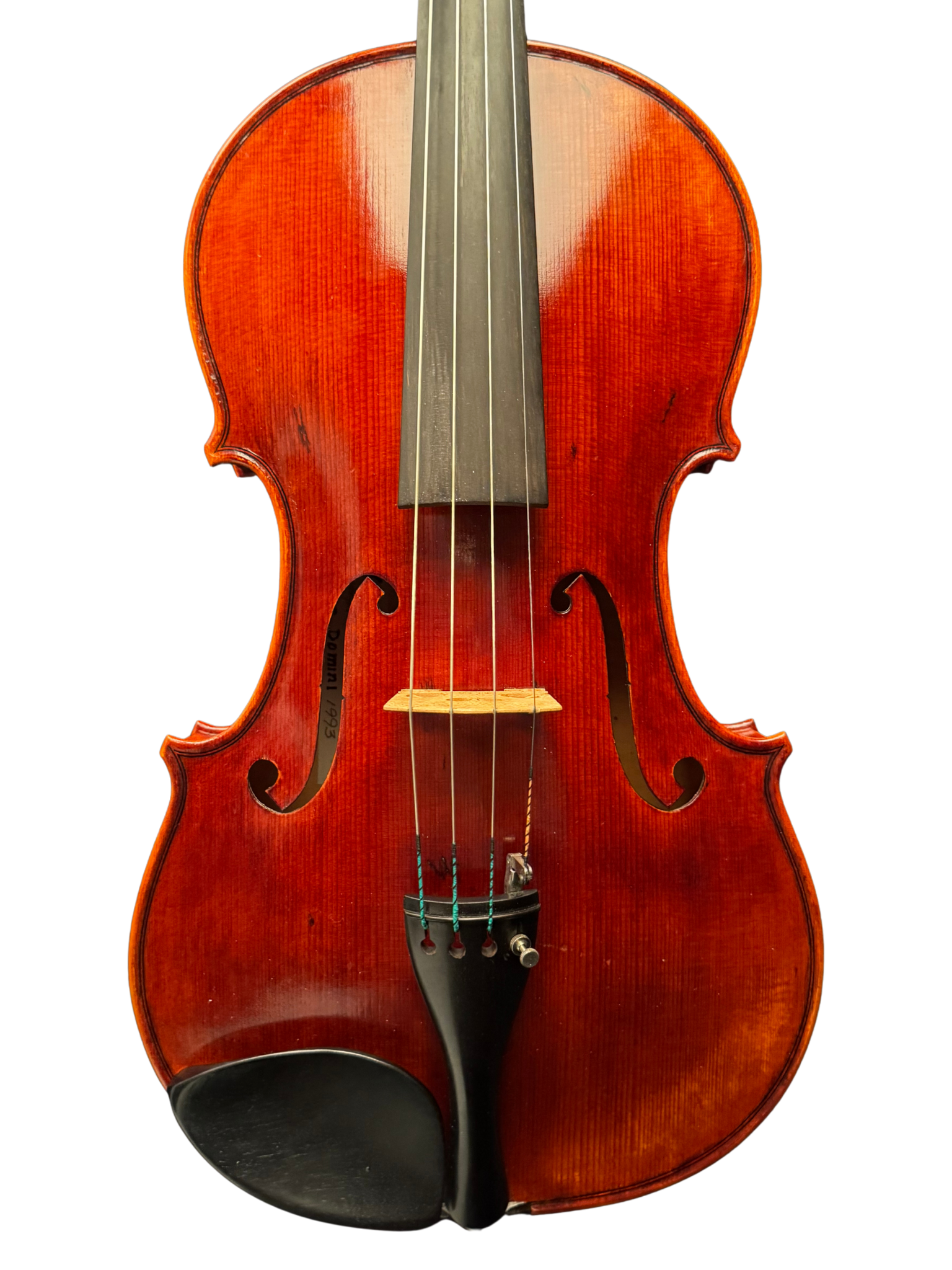 16 Viola labeled Young M Kim, Norfolk 1993 Top