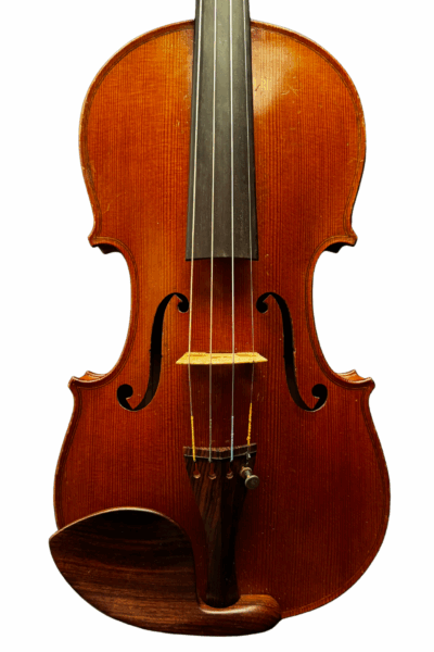 44 Violin by Laberte-Humbert labeled M. Couturieux c1910 Top