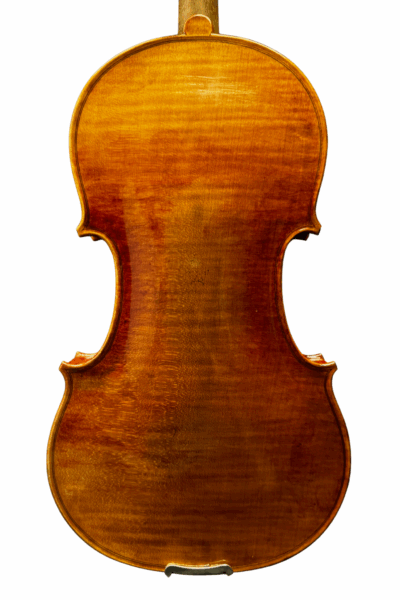 4/4 Violin by and labeled James Charles Ropp, 2022 J25-G Back