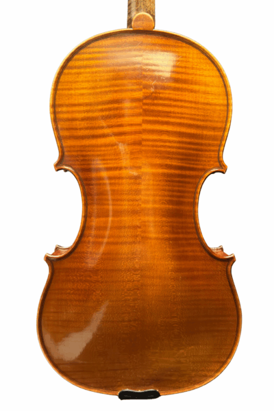 44 Violin labeled Albert Deblaye, Mirecourt 1950 #8030 Back
