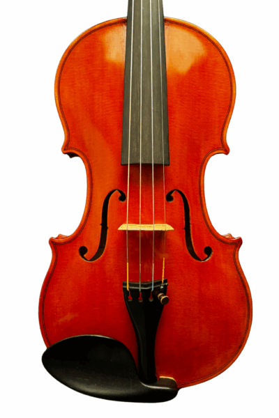 44 Violin labeled Pat Scott, Highland Park, Mich. 1960 Top