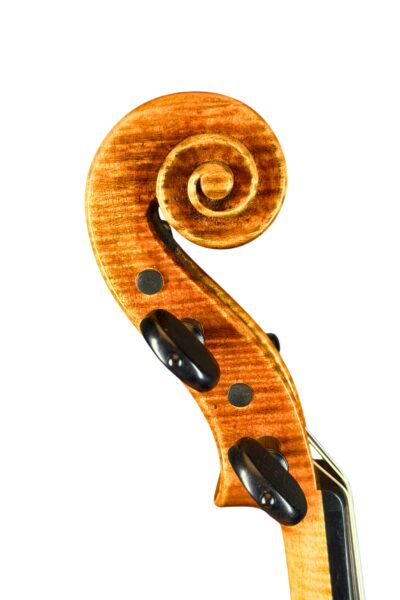 Francesco Toto Violin, Cremona 2004 Scroll