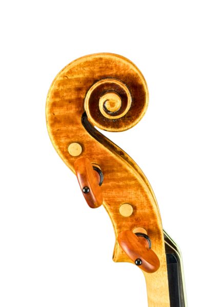 Yann Poulain Violin Montpellier 2014 Scroll